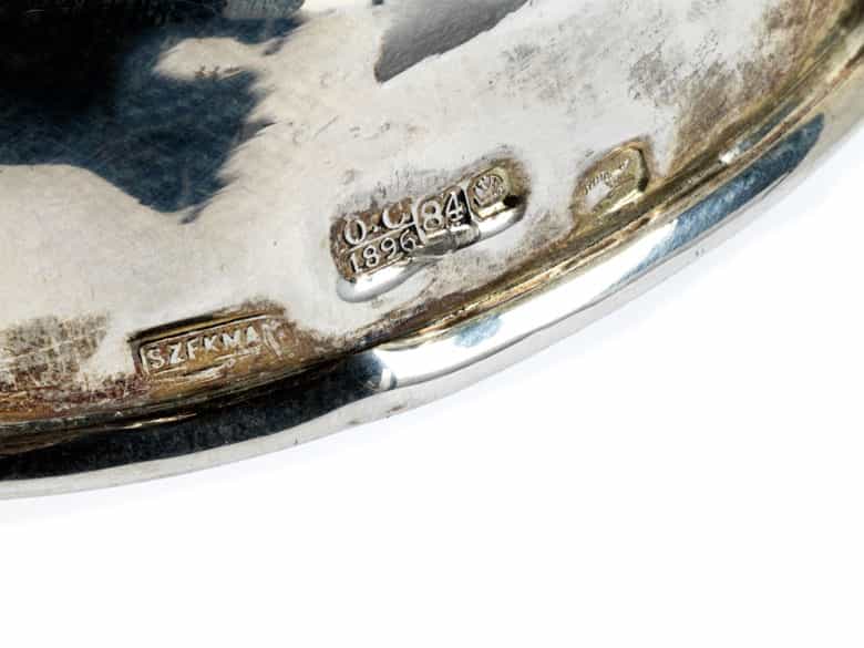 Detailabbildung: Paar Minsker Silberleuchter