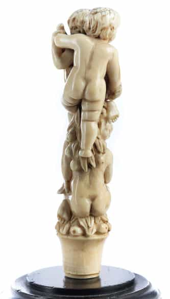 Detailabbildung: Stockgriff in Elfenbein