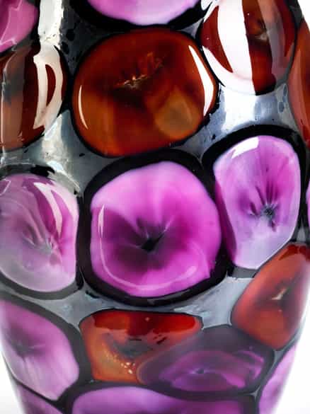 Detailabbildung: Glasvase „Nerox a petoni“ von Fratelli Toso