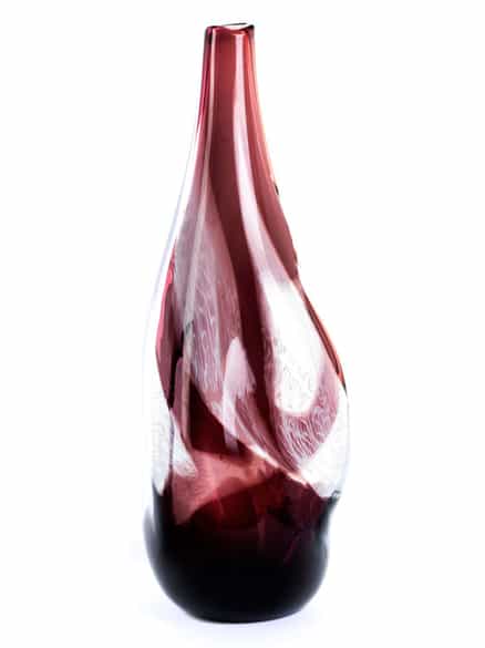 Detailabbildung: Hohe Glasvase Archimede Seguso, zug.