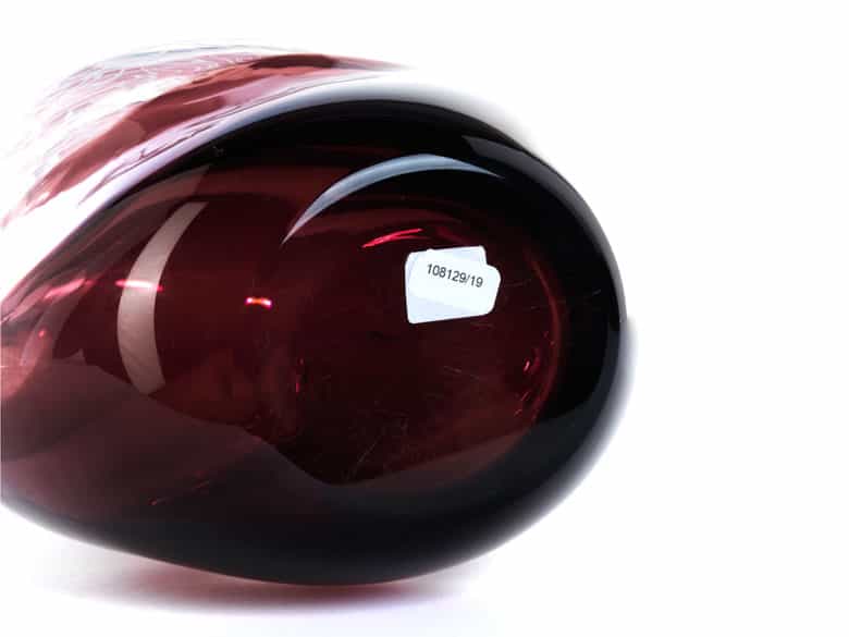 Detailabbildung: Hohe Glasvase Archimede Seguso, zug.