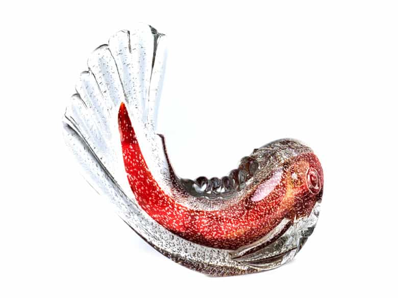Detailabbildung: Glasskulptur in Form eines Fisches, Seguso, zug. (1909-1999)