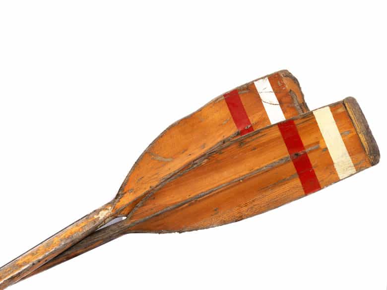 Detailabbildung: Paar lange Ruderpaddel