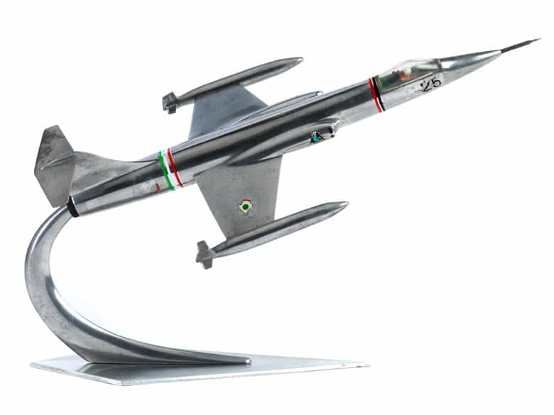 Detailabbildung: Modell eines italienischen Starfighterfliegers
