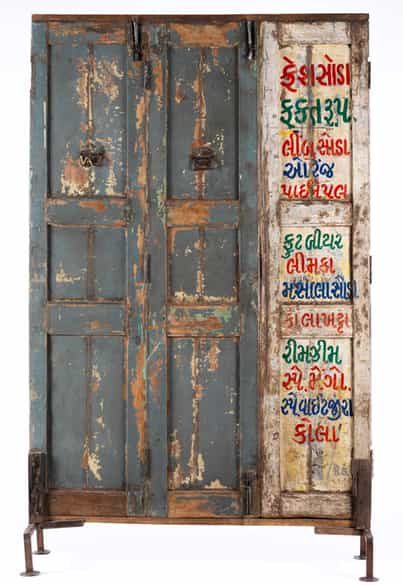 Detailabbildung: Tür einer Gulfgarage