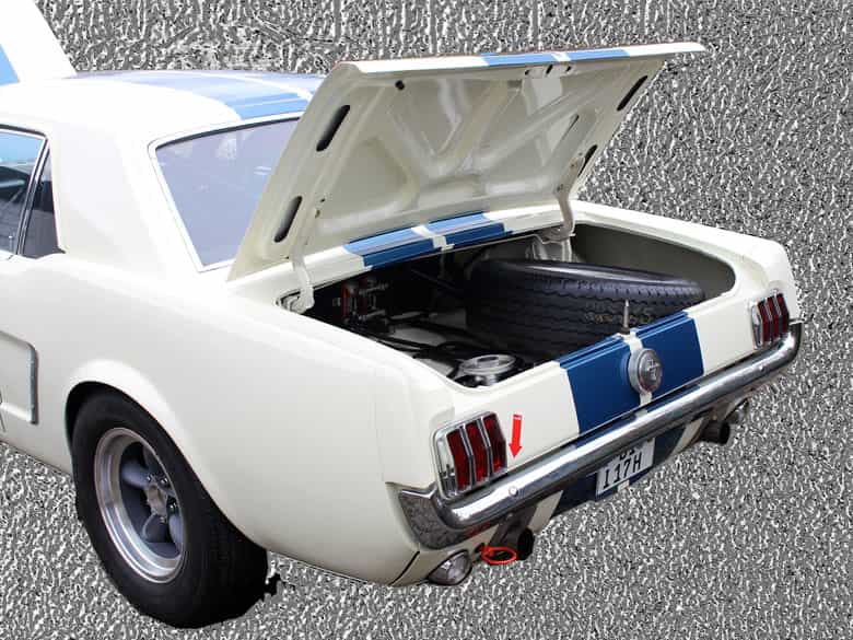 Detailabbildung: Ford Mustang Hardtop Coupé 1964