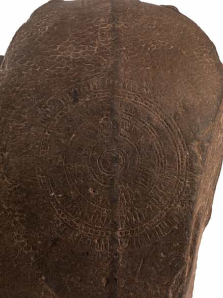 Detailabbildung: Buddhakopf-Relief