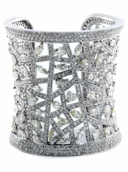 Detailabbildung: Breite Diamantarmspange