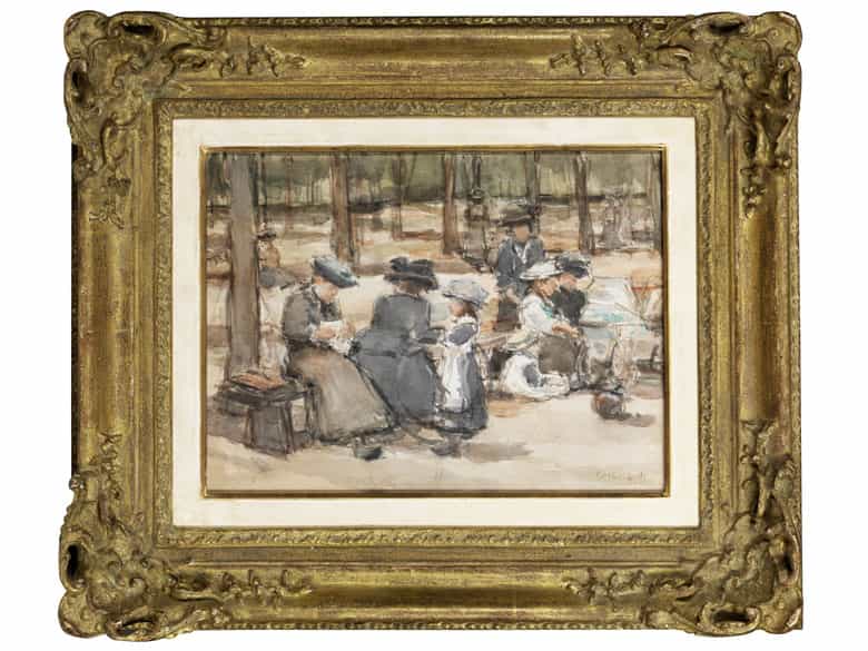 Detailabbildung: Isaac Lazarus Israels, 1865 Amsterdam – 1934 Den Haag