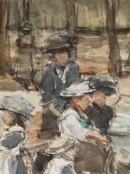 Detailabbildung: Isaac Lazarus Israels, 1865 Amsterdam – 1934 Den Haag