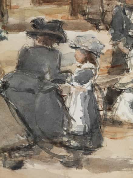 Detailabbildung: Isaac Lazarus Israels, 1865 Amsterdam – 1934 Den Haag