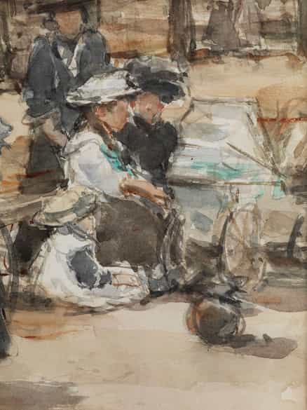 Detailabbildung: Isaac Lazarus Israels, 1865 Amsterdam – 1934 Den Haag