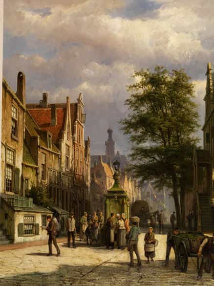 Detailabbildung: Willem Koekkoek, 1839 Amsterdam – 1895