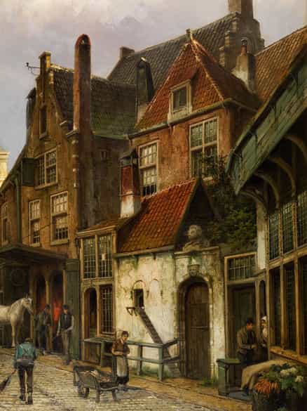 Detailabbildung: Willem Koekkoek, 1839 Amsterdam – 1895