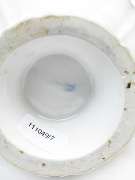 Detailabbildung: Meissener Wasserkrug mit Vermeil-Montierung