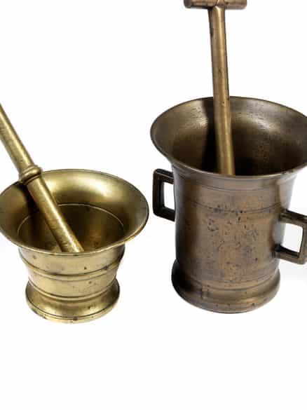 Detailabbildung: Konvolut von drei Mörsern