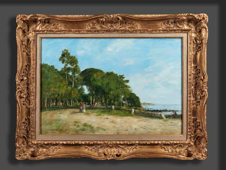 Detailabbildung: Eugène Boudin, 1824 Honfleur – 1898 Deauville