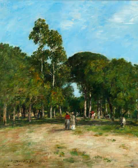Detailabbildung: Eugène Boudin, 1824 Honfleur – 1898 Deauville