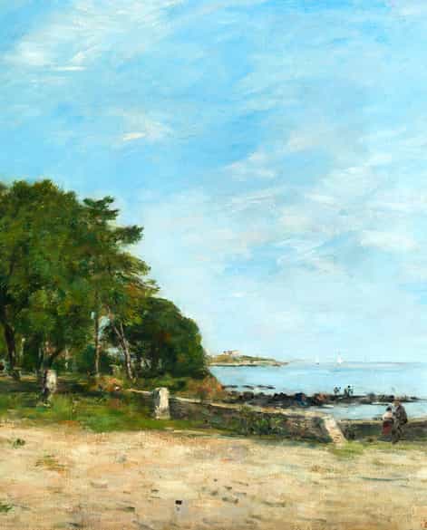 Detailabbildung: Eugène Boudin, 1824 Honfleur – 1898 Deauville