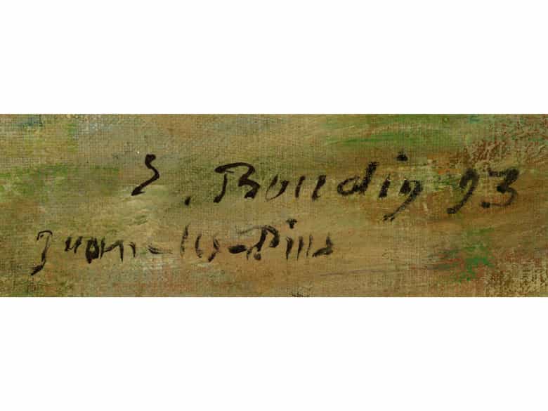Detailabbildung: Eugène Boudin, 1824 Honfleur – 1898 Deauville