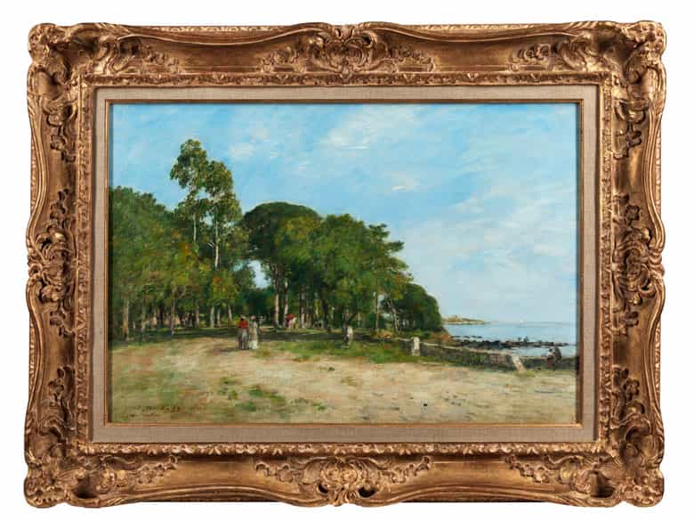 Detailabbildung: Eugène Boudin, 1824 Honfleur – 1898 Deauville