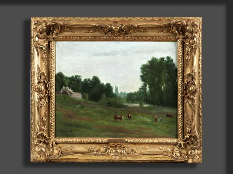 Detailabbildung: Jean-Baptiste Camille Corot, 1796 Paris – 1875 ebenda