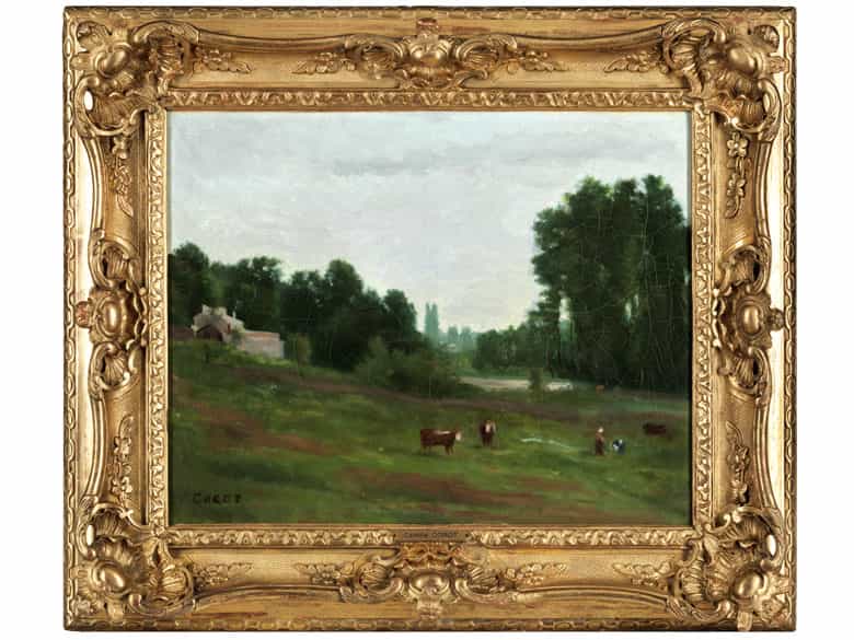 Detailabbildung: Jean-Baptiste Camille Corot, 1796 Paris – 1875 ebenda