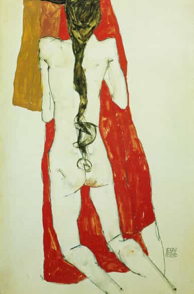 Detailabbildung: Egon Schiele, 1890 Tulln – 1918 Wien, nach