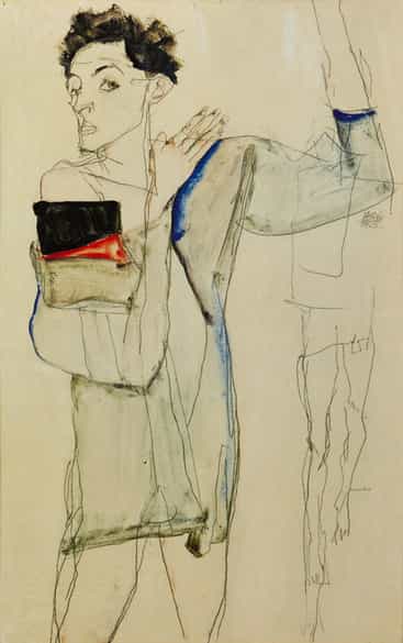 Detailabbildung: Egon Schiele, 1890 Tulln – 1918 Wien, nach