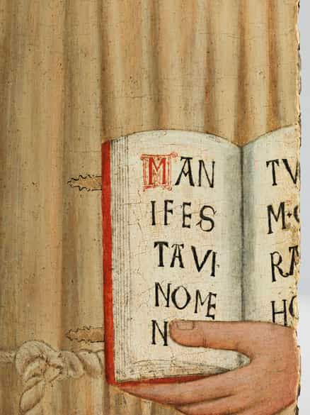Detailabbildung: Pietro di Giovanni Ambrogio, 1410 Siena – 1449 ebenda, zug.