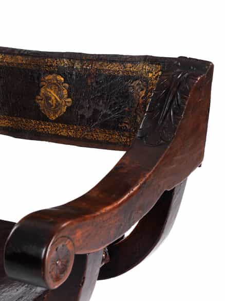 Detailabbildung: Scherenarmlehnstuhl
