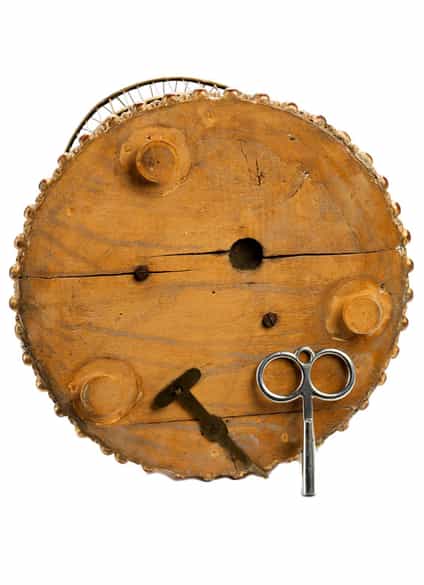 Detailabbildung: Großer Singvogelautomat mit Käfig