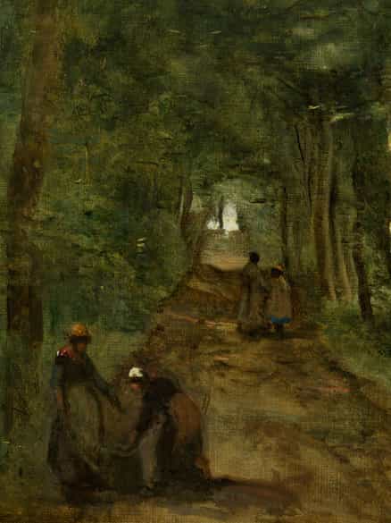 Detailabbildung: Camille Jean-Baptiste Corot, 1796 Paris – 1875