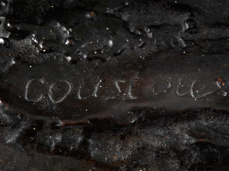 Detailabbildung: Paar Pferdebronzen nach Modell von Guillaume Coustou (1677–1746)