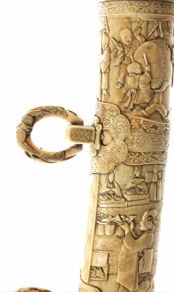 Detailabbildung: Elfenbein Katana