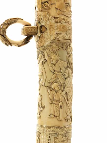 Detailabbildung: Elfenbein Katana