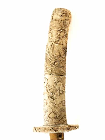 Detailabbildung: Elfenbein Katana