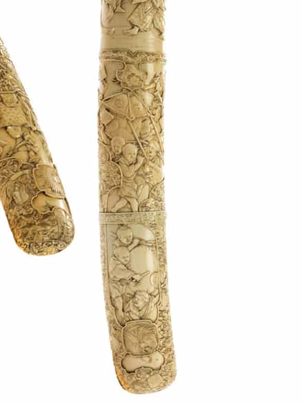 Detailabbildung: Elfenbein Katana