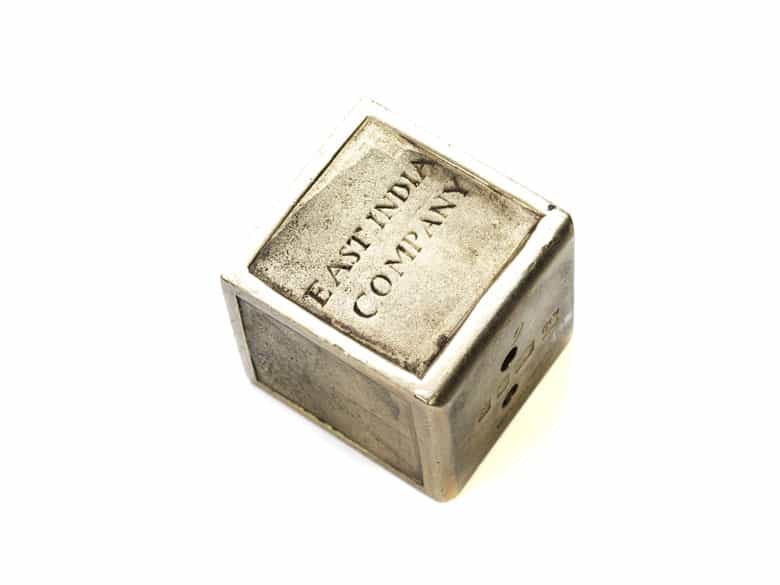 Detailabbildung: Londoner Silber-Schachspiel