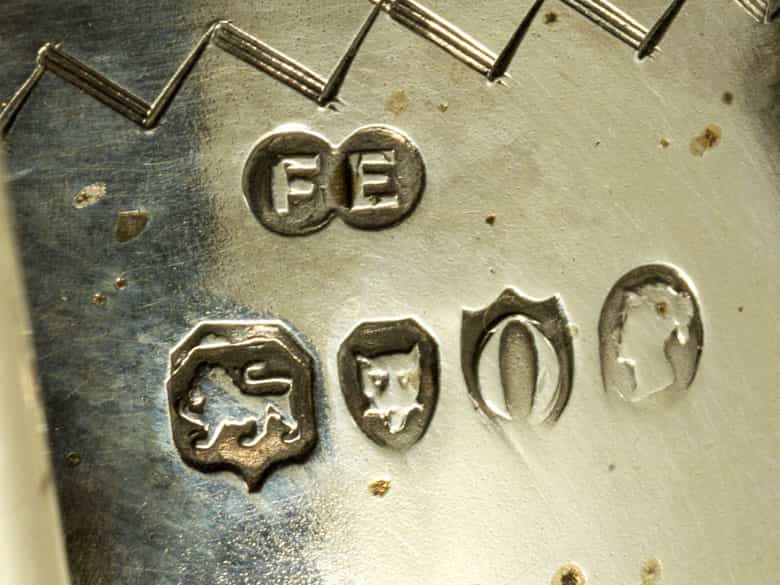 Detailabbildung: Silbernes Londoner Tee- und Kaffeeservice