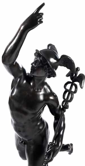 Detailabbildung: Hermes nach Giambologna (um 1529-1608)