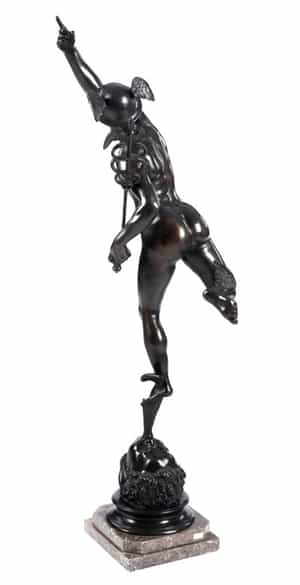 Detailabbildung: Hermes nach Giambologna (um 1529-1608)