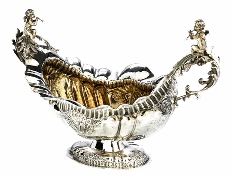 Detailabbildung: Große Silberschale