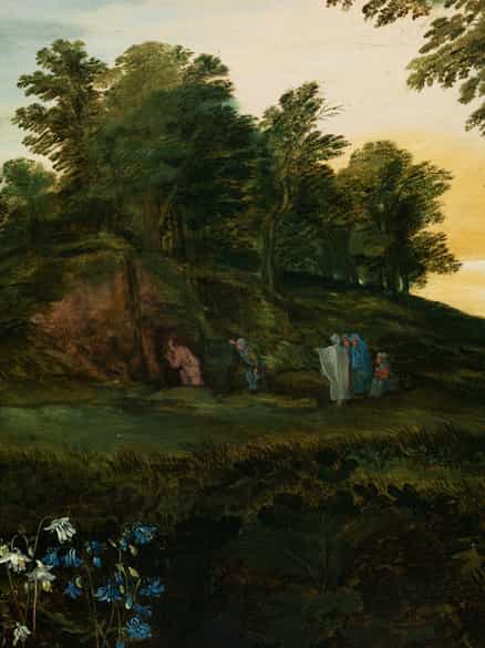 Detailabbildung: Jan Brueghel der Jüngere (1601 Antwerpen – 1678) und Mitarbeiter aus dem Kreis von Peter Paul Rubens (1577 – 1640)