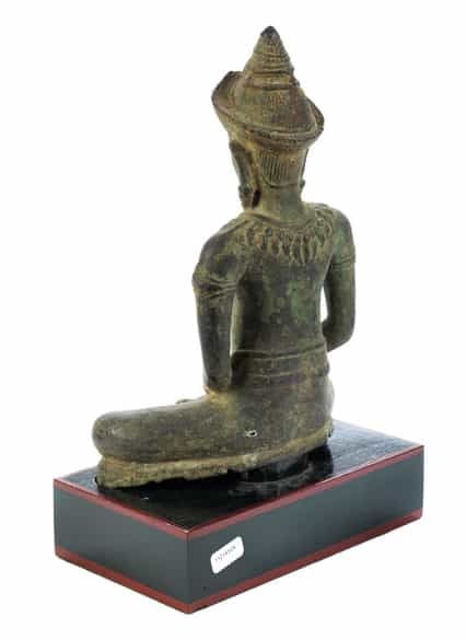 Detailabbildung: Buddhafigur in Bronze