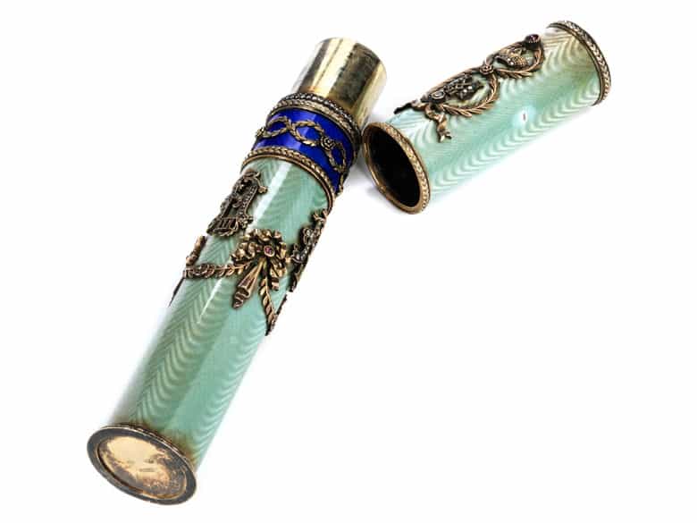 Detailabbildung: Russisches Emailobjekt