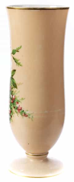 Detailabbildung: Glasvase mit Blumendekor