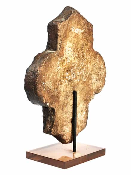 Detailabbildung: Spätgotische Terrakottawandfliese mit Fabelgestalt