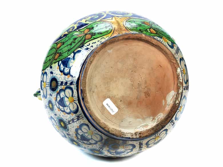 Detailabbildung: Majolika-Doppelhenkelkrug