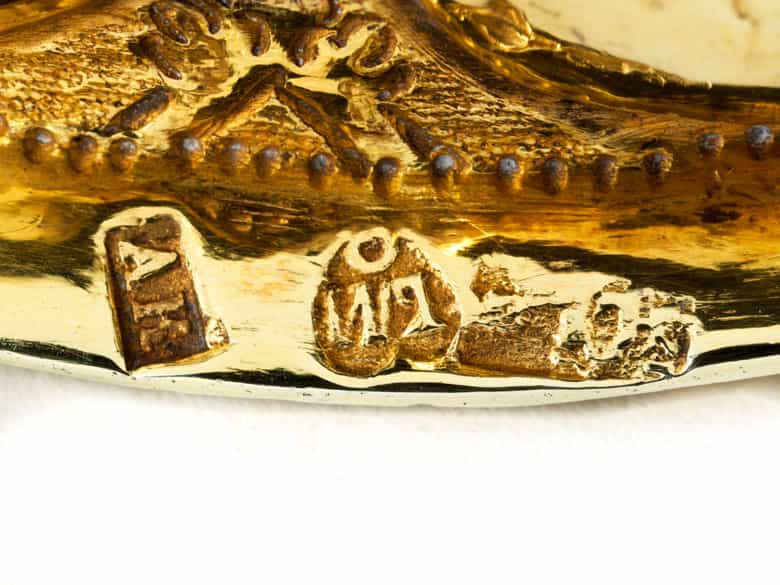 Detailabbildung: Moskauer Vermeil-Deckelpokal